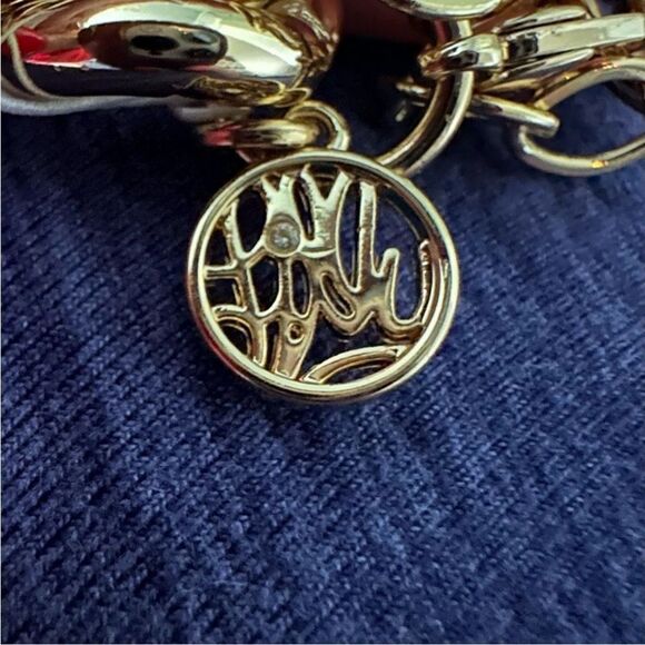 Lilly Pulitzer Pink Palms, Pearl Necklace. - Picture 2 of 6